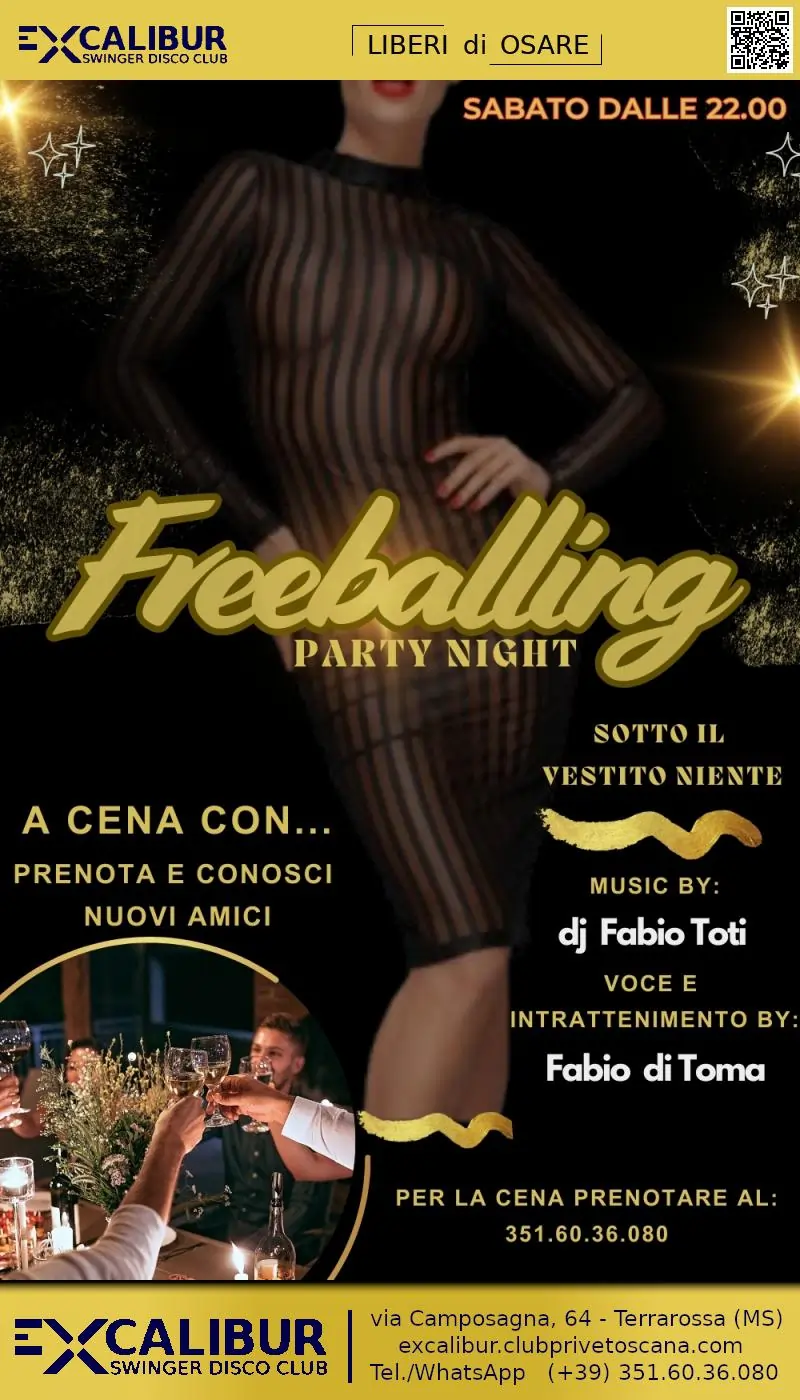 Swinger club prive evento Freeballing Party Night